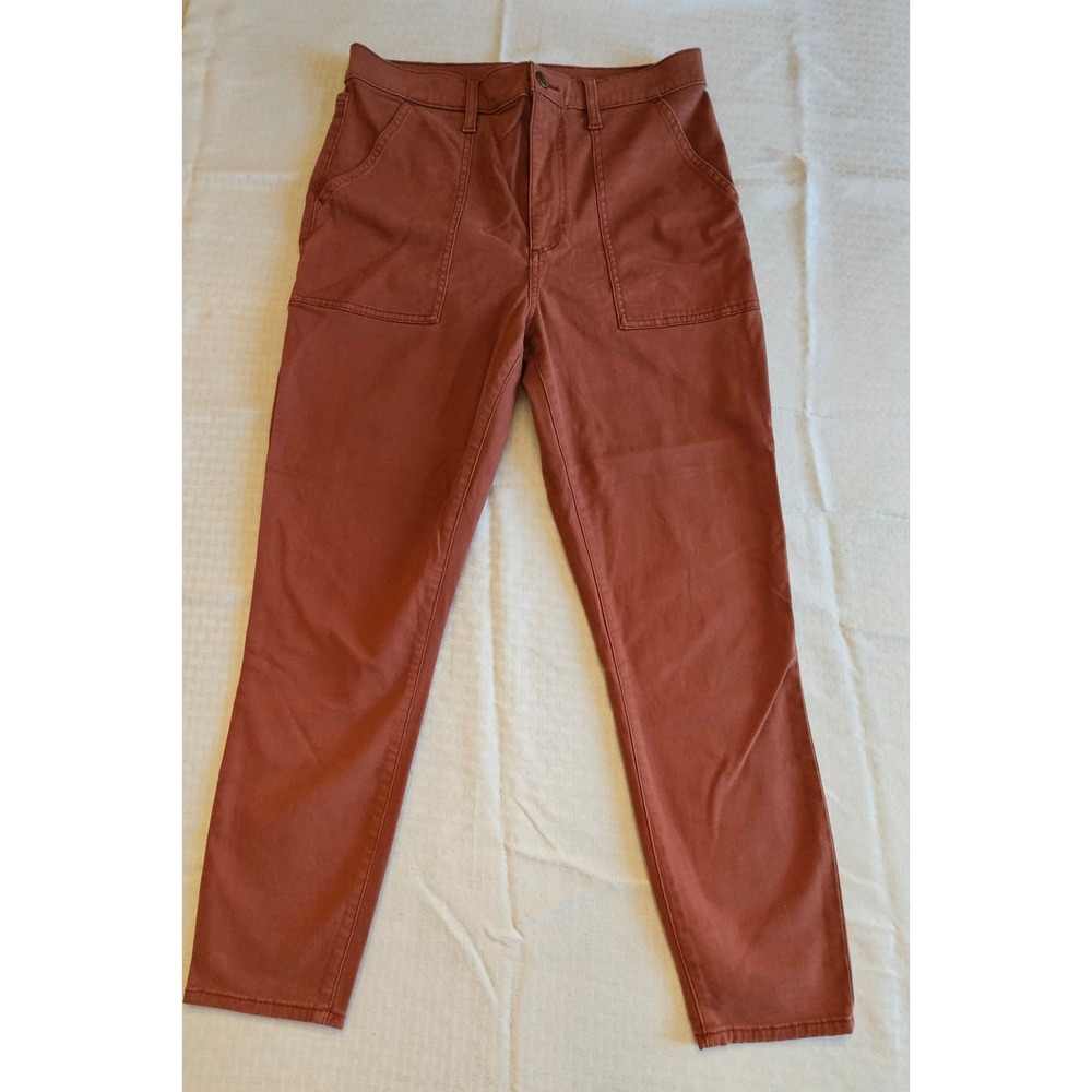 Abercrombie & Fitch Skinny Pants Womens 30/10R Rust Brown Ultra High Rise Ankle